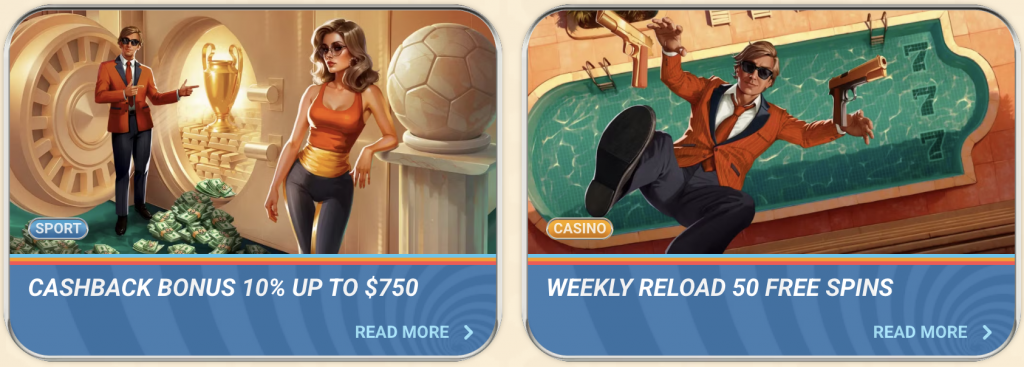 Welcome Bonus Vegasino